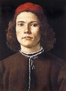 Sandro Botticelli Portrait of a young man oil painting artist